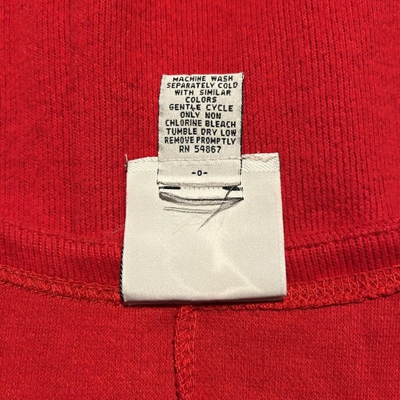 J K America Sleeveless Women’s Red Sweater Mini Dress Q46 - Picture 4 of 4